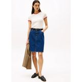 Tommy Hilfiger Kadın Beyaz Tommy Hilfiger Contrast Rınger Tee Kadın Beyaz T-Shirt