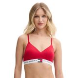 Tommy Hilfiger Kadın Bralet, Kırmızı, XL Beden