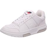 Tommy Hilfiger Kadın Deri Sneaker En0en02475ybl, Ekru, 39