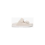 Tommy Hilfiger Kadın Double Strap Nubuck Sandalet - Krem