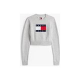 Tommy Hilfiger Kadın Gri Triko Kazak - XL