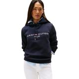 Tommy Hilfiger Kadın HERITAGE HILFIGER HOODIE LS Sweatshirt Desert Sky M