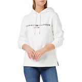 Tommy Hilfiger Kadın HERITAGE HILFIGER HOODIE LS Sweatshirt White L