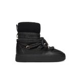 Tommy Hilfiger Kadın Kalın Bağcıklı Deri Düz Taban Çoraplı Siyah Bot & Bootie FW0FW09260-BDS