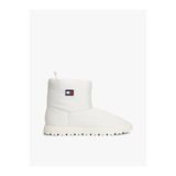 Tommy Hilfiger Kadın Kalın Tabanlı Bağcıklı Su Geçirmez Kışlık Beyaz Bot & Bootie EN0EN02823-YBI