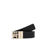 Tommy Hilfiger Kadın Kemer Aw0Aw180190Gj,Siyah 90