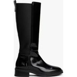Tommy Hilfiger Kadın Kısa Topuklu Fermuarlı Deri Siyah Bot & Bootie FW0FW08979-BDS