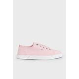 Tommy Hilfiger Kadın / Kız Pembe Tommy Hilfiger Vulc Canvas Sneaker, Tjq Pembe Kadın Spor Ayakkabı