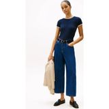 Tommy Hilfiger Kadın Lacivert Tommy Hilfiger Contrast Rınger Tee Kadın Lacivert T-Shirt