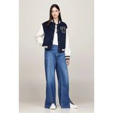 Tommy Hilfiger Kadın Letterman Ceket - Mavi - XS