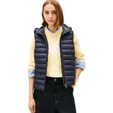TOMMY HILFIGER Kadın LW PADDED GLOBAL STRIPE VEST Yelek Desert Sky L