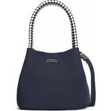 Tommy Hilfiger Kadın Manyetik Kapamalı Çıkarılabilir Çapraz Askılı Pürüzsüz Yüzeyli Lacivert Omuz Çantası AW0AW18831-DW6