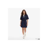 Tommy Hilfiger Kadın Marka Logolu Günlük Kullanıma Uygun Lacivert Elbise DW0DW20617 C1G