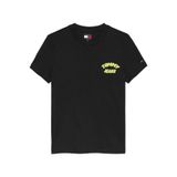 Tommy Hilfiger Kadın Marka Logolu Günlük Kullanıma Uygun Siyah T-Shirt DW0DW22310 BDS