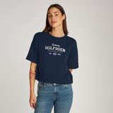 Tommy Hilfiger Kadın Mavi Triko - C1G-Mavi