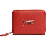 Tommy Hilfiger Kadın Metalik Kabartma Logolu Bozuk Para Cepli Kırmızı Cüzdan AW0AW18794-XMP