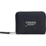 Tommy Hilfiger Kadın Metalik Kabartma Logolu Bozuk Para Cepli Siyah Cüzdan AW0AW18794-BDS