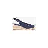 Tommy Hilfiger Kadın Mid Wedge Espad Sandalet - Gökyüzü Mavisi