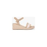 Tommy Hilfiger Kadın Mid Wedge Espad Webbing Sandalet - Haki