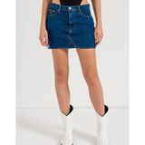 Tommy Hilfiger Kadın Mini Cepli Düğme Kapamalı Kısa Mavi Etek DW0DW17287-1BK - 27
