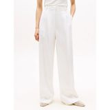 Tommy Hilfiger Kadın Pantolon Ww0Ww47214-Z00, Beyaz, 36