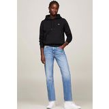 Tommy Hilfiger Kadın Siyah Kapüşonlu Sweatshirt