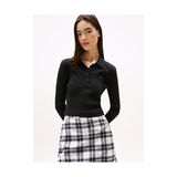 Tommy Hilfiger Kadın Siyah Triko Kazak - XL