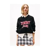 Tommy Hilfiger Kadın Siyah Triko Kazak - XS
