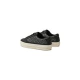 Tommy Hilfiger Kadın Siyah Vulc Deri Monogram Sneaker