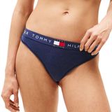 Tommy Hilfiger Kadın Slip Külotu, Mavi, XL Beden