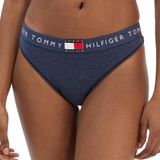 Tommy Hilfiger Kadın Tanga Külotu, Mavi, S Beden