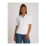 Tommy Hilfiger Kadın Th 1985 Koleksiyonu Polo T-Shirt - Beyaz