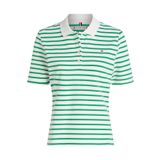 Tommy Hilfiger Kadın Th 1985 Pique Çizgili Polo T-Shirt - Yeşil