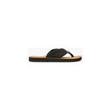 Tommy Hilfiger Kadın Th Footbed Summer Deri Sandalet - Siyah
