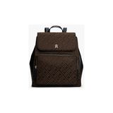 Tommy Hilfiger Kadın Th Latam Jacquard Sırt Çantası - Siyah