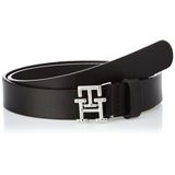 TOMMY HILFIGER Kadın TH LOGO 2.5 Kemer Black 75