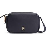 Tommy Hilfiger Kadın Th Monogram Logolu Çapraz Askılı Lacivert Omuz Çantası AW0AW18741-DW6