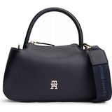 Tommy Hilfiger Kadın Th Monogram Logolu Uzun Askılı Lacivert Omuz Çantası AW0AW18743-DW6