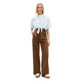 Tommy Hilfiger Kadın Tie Front Linen Gömlek DW0DW22210, M