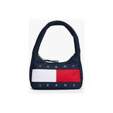Tommy Hilfiger Kadın Tjw Archive Logo Detaylı Omuz Çantası - Gece Mavisi