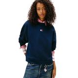 Tommy Hilfiger Kadın TJW BXY BADGE CREW EXT Sweatshirt Dark Night Navy XS