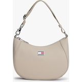 Tommy Hilfiger Kadın Tjw Daily Elevated Shoulder Bag Minimal Omuz Çantası - Bej