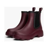 Tommy Hilfiger Kadın Warm Lined Chelsea Yağmur Botu Bordo Vulkanize Kauçuk Dış Materyal 4.5 cm Topuklu