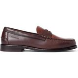 Tommy Hilfiger Kahve Erkek Deri Klasik Ayakkabı HILFIGER PENNY CRUST LTH LOAFER