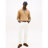 Tommy Hilfiger Kahverengi Erkek Bisiklet Normal Fitilli Kazak MW0MW40448GV7_PIMA Ctn Cash Structu