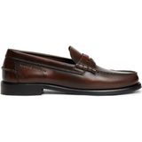 Tommy Hilfiger Kahverengi Erkek Klasik Ayakkabı HILFIGER BRUSHED LEATHER LOAFER
