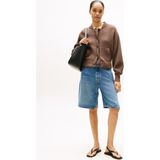 Tommy Hilfiger Kahverengi Kadın Dik Standart Hırka WW0WW45692GTO - XS