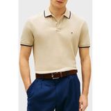 Tommy Hilfiger Kahverengi Regular Fit Polo Yaka T-Shirt, XL, MW0MW42748, Brown, Erkek