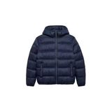 Tommy Hilfiger Kapüşonlu Şişme Mont, M, DM0DM22044, Dark Night Navy, Erkek
