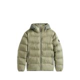 Tommy Hilfiger Kapüşonlu Şişme Mont, M, DM0DM22044, Utility Sage, Erkek